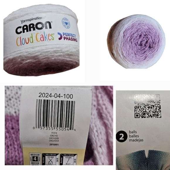 Hand Crafted Crochet 2-piece Set Fringe Scarf & Winter beanie Purple chunky knit - Picture 17 of 17